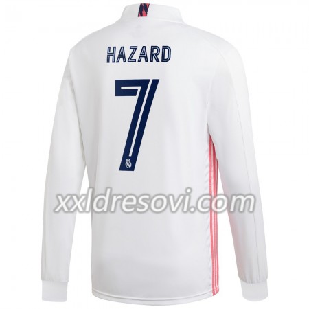 Real Madrid Eden Hazard 7 Domaći Nogometni Dres 2020-2021 Dugim Rukavima